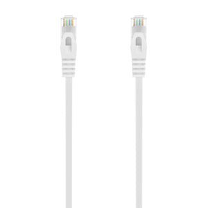 Cable de Red Latiguillo RJ45 LSZH Cat.6A 500 Mhz UTP AWG24, Blanco, 1.5M
