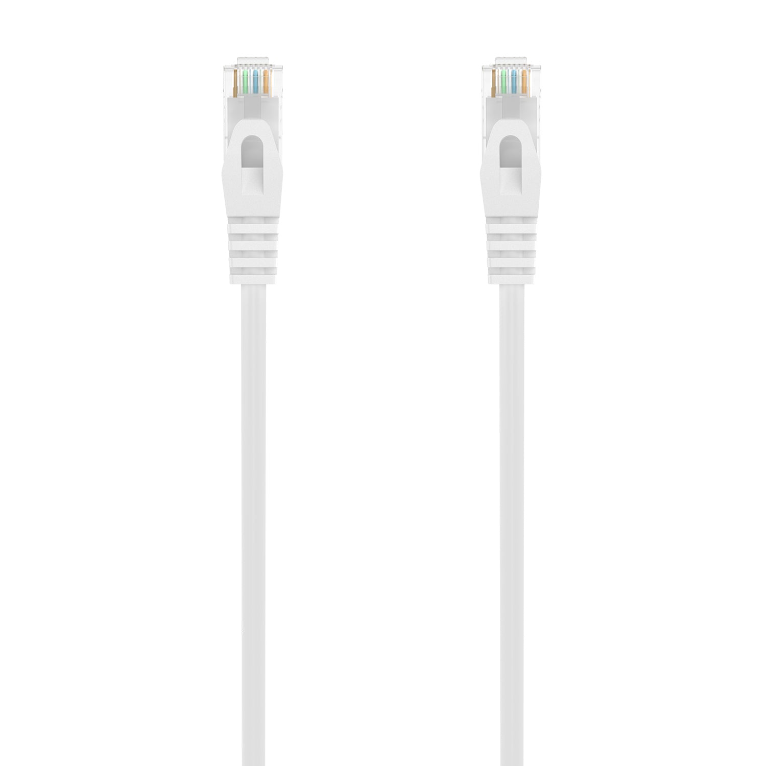 Cable de Red Latiguillo RJ45 LSZH Cat.6A 500 Mhz UTP AWG24, Blanco, 1.5M