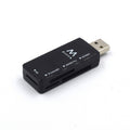 EW1049 lector de tarjeta USB 2.0 Negro