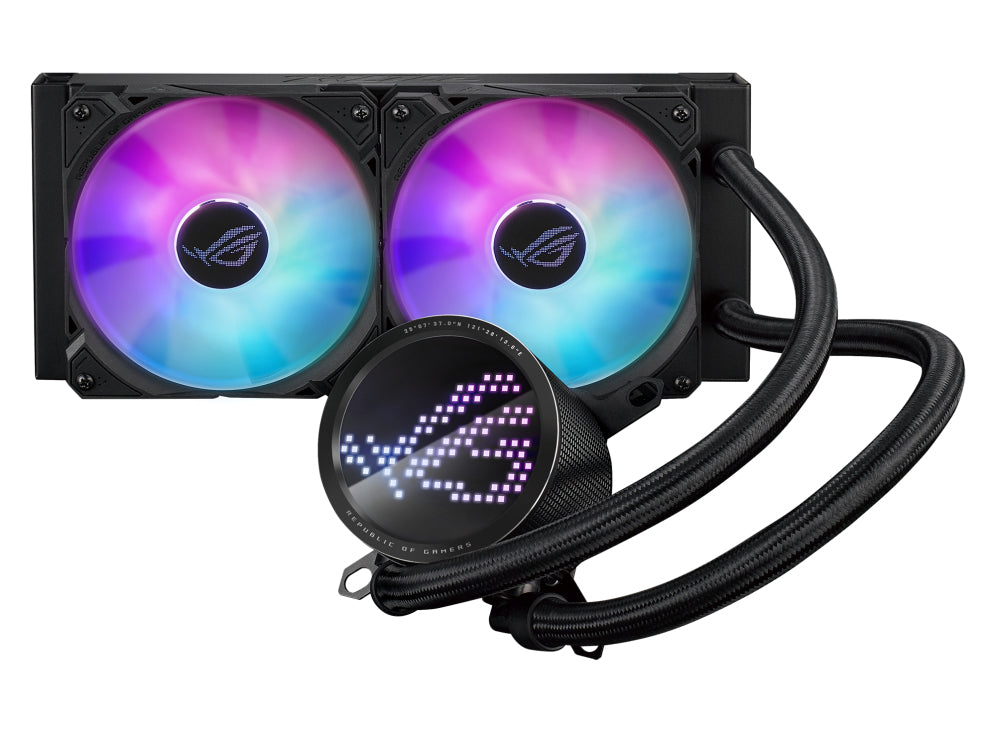 ROG Ryuo III 240 ARGB Procesador Kit de refrigeración líquida 12 cm Negro
