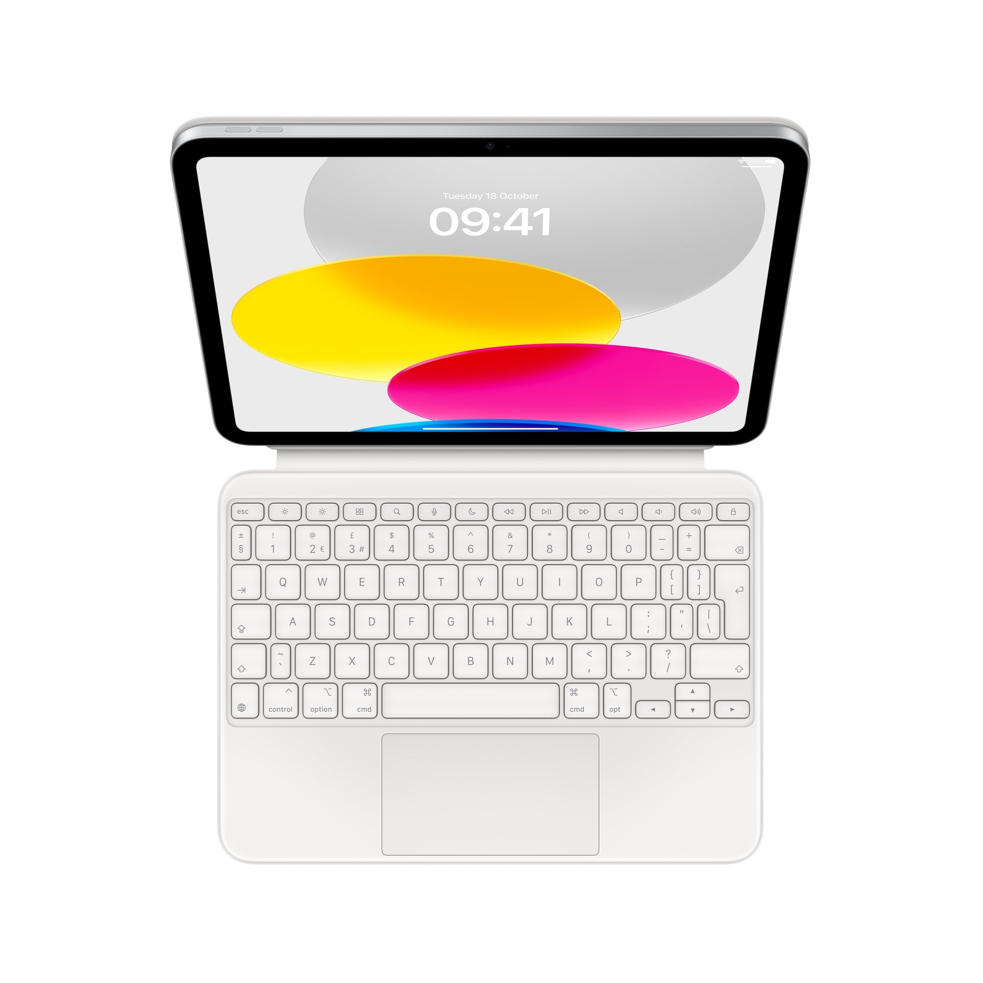 Magic QWERTY Inglés del Reino Unido Aluminio