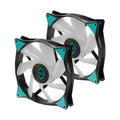 IceGALE ARGB Carcasa del ordenador Ventilador 14 cm Negro 2 pieza(s)
