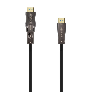 Cable Hdmi V2.1 AOC Desmontable Ultra Alta Velocidad / Hec 8K@60Hz 4K@120Hz 4:4:4 48Gbps, A/M-D/A/M, Negro, 30M