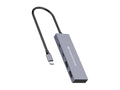 HUBBIES13G hub de interfaz USB 3.2 Gen 2 (3.1 Gen 2) Type-C 10000 Mbit/s Gris