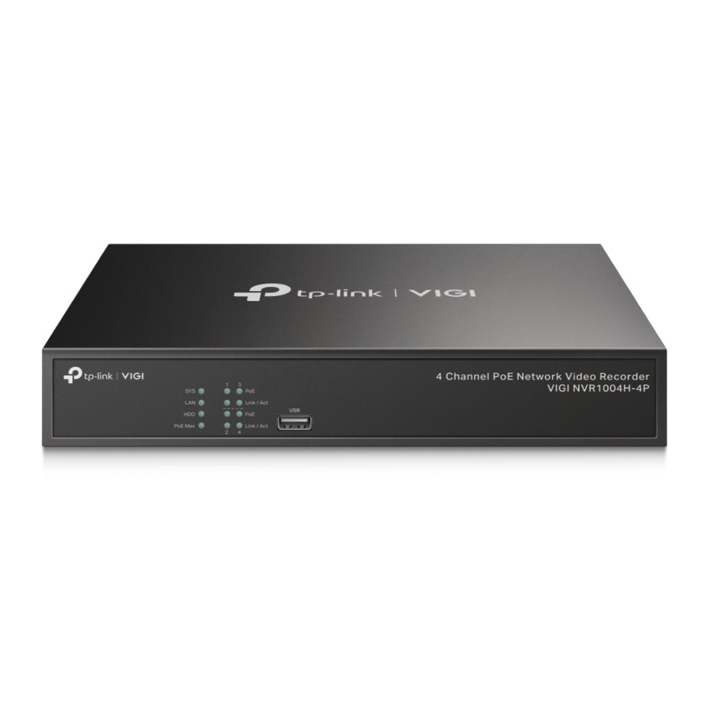VIGI NVR1004H-4P Grabadore de vídeo en red (NVR) Negro