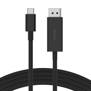 AVC014bt2MBK 2 m USB Tipo C DisplayPort Negro