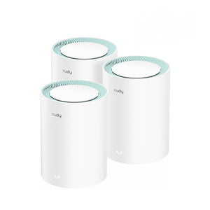 M1300 3-PACK sistema Wi-Fi Mesh (Wi-Fi en malla) Doble banda (2,4 GHz / 5 GHz) Wi-Fi 5 (802.11ac) Blanco 2 Interno