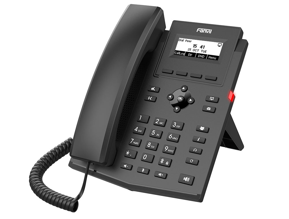 X301G teléfono IP Negro 2 líneas LCD