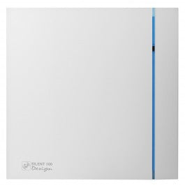 SILENT-100 CHZ DESIGN extractor Pared 85 m³/h 2400 RPM Blanco