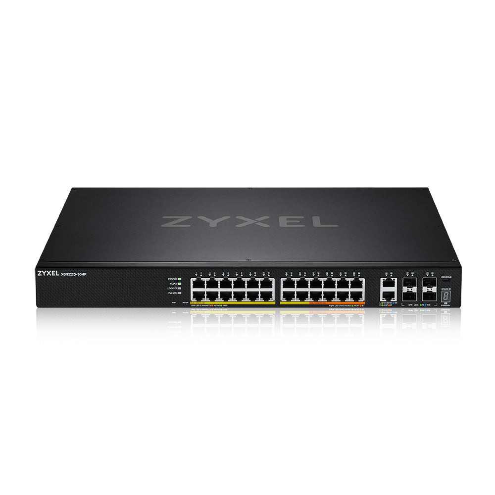 XGS2220-30HP Gestionado L3 Gigabit Ethernet (10/100/1000) Energía sobre Ethernet (PoE) Negro