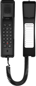 H2U V2 teléfono IP Negro 2 líneas