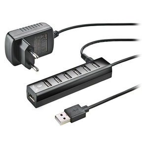 IHUB7 TINY USB 2.0 480 Mbit/s Negro