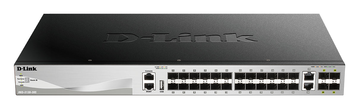 DGS-3130-30S/E switch Gestionado L3 10G Ethernet (100/1000/10000) Gris