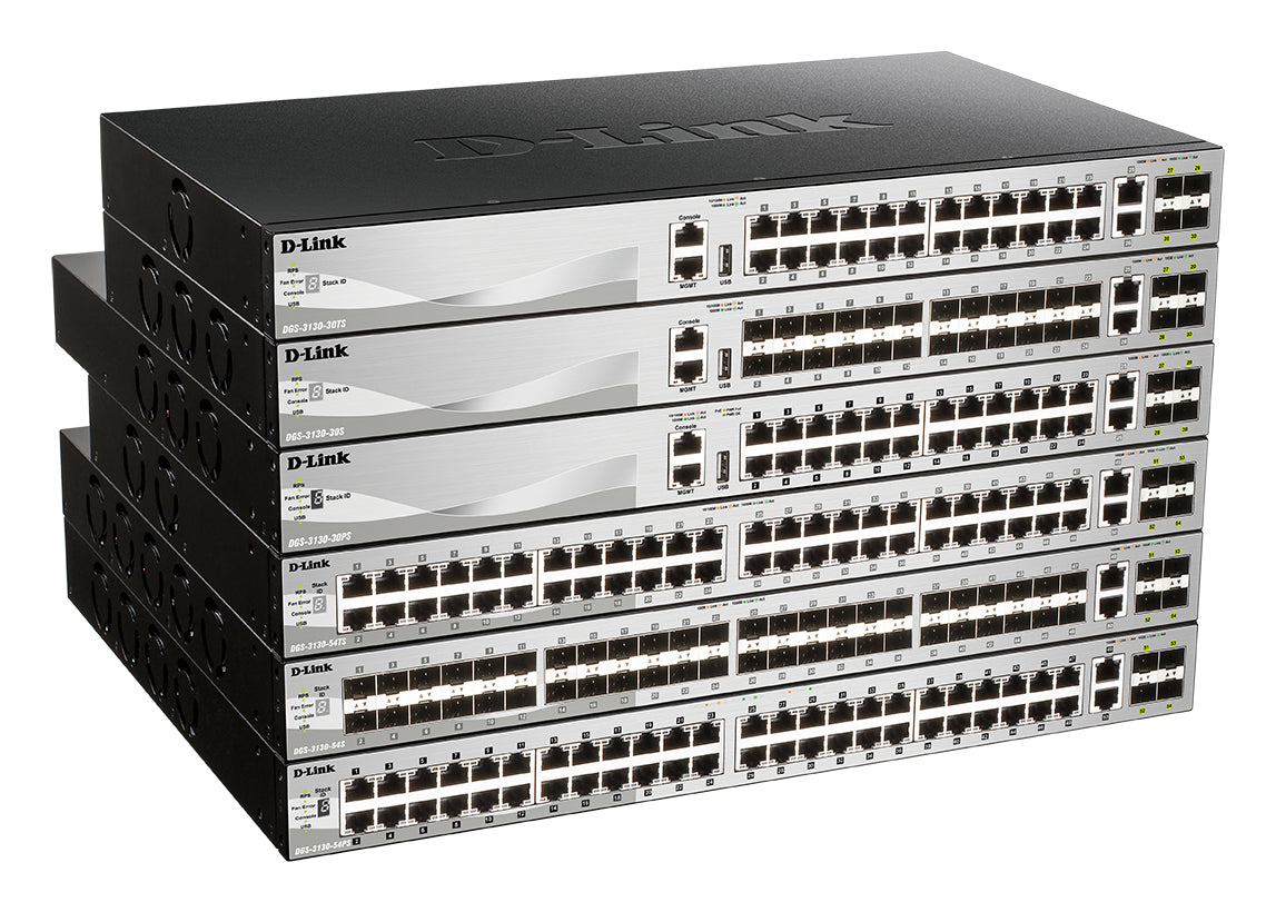 DGS-3130-30PS/E switch Gestionado L3 Gigabit Ethernet (10/100/1000) Energía sobre Ethernet (PoE) Gris