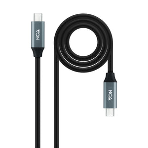 10.01.4300 cable USB USB4 Gen 2x2 0,5 m USB C Negro