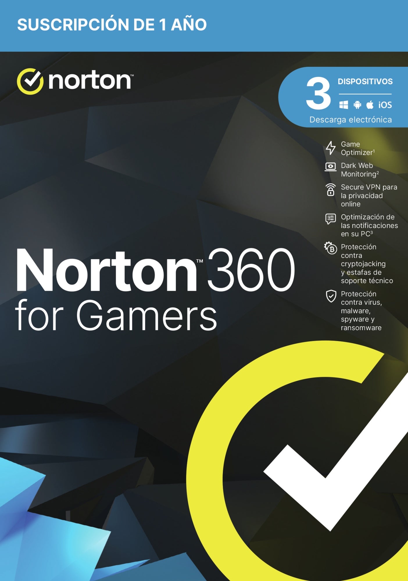 360 for Gamers Seguridad de antivirus Base Español 1 licencia(s) 1 año(s)