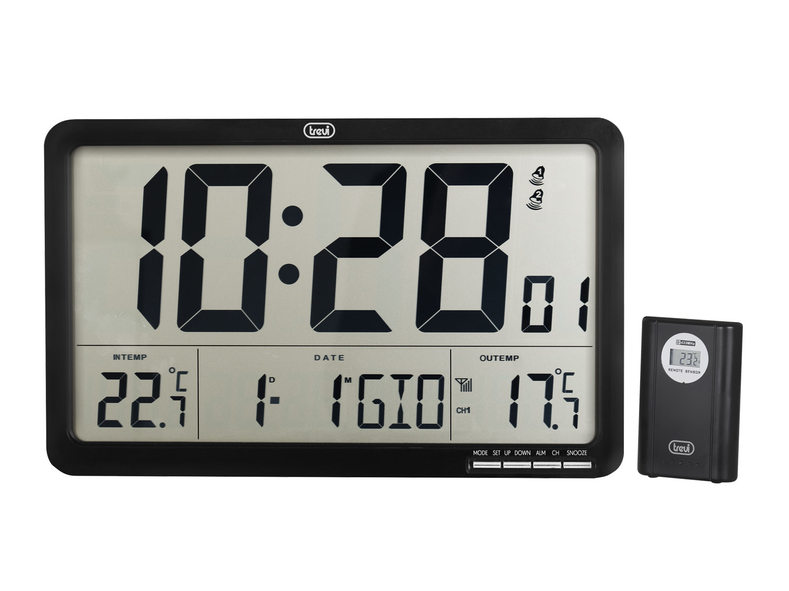 OM 3560 RC Negro LCD Batería
