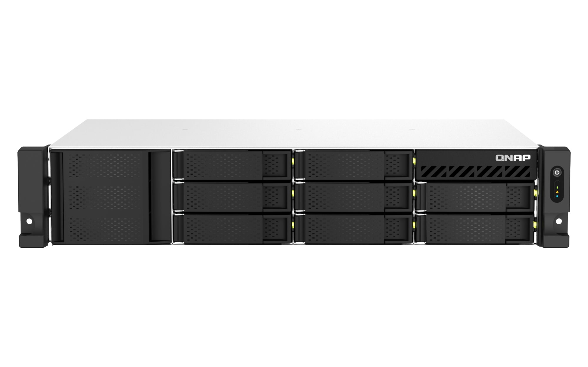 TS-864EU-RP-8G servidor de almacenamiento NAS Bastidor (2U) Intel® Celeron® N5095 8 GB DDR4 0 TB QNAP Turbo System Negro