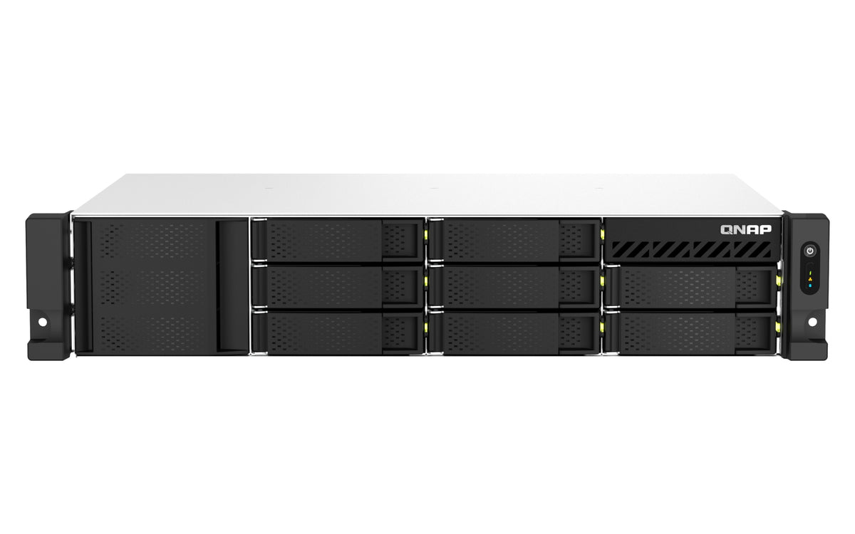 TS-864EU-RP NAS Bastidor (2U) Intel® Celeron® N5095 8 GB DDR4 0 TB QNAP Turbo System Negro