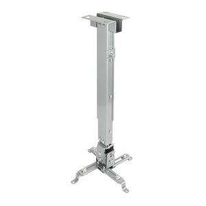 SOPORTE UNIVERSAL INCLINABLE DE TECHO PARA PROYECTOR PLATA