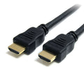 Cable de 1m HDMI - Cable HDMI de Alta Velocidad con Ethernet 4K - HDMI UHD 4K 30Hz - Ancho de Banda de 10,2Gbps - Cable de Vídeo HDMI 1.4 Macho a Macho 28AWG - HDCP 1.4 - Negro