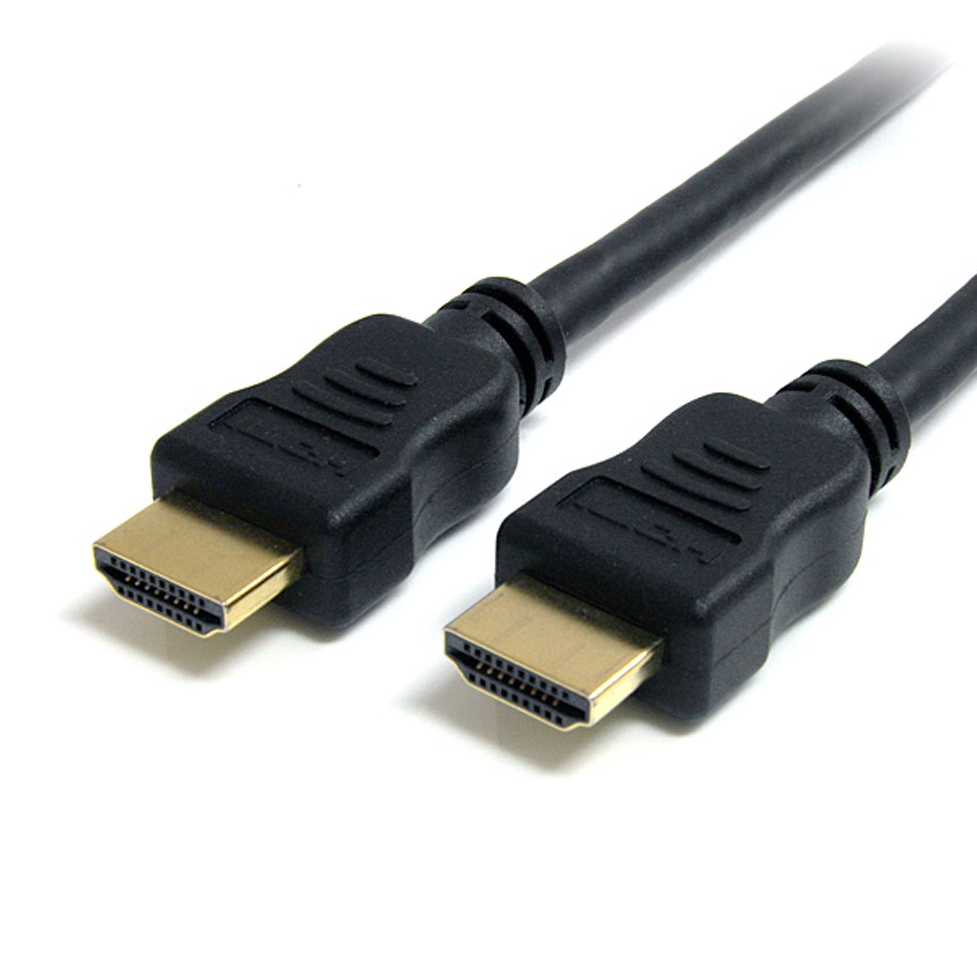 Cable de 1m HDMI - Cable HDMI de Alta Velocidad con Ethernet 4K - HDMI UHD 4K 30Hz - Ancho de Banda de 10,2Gbps - Cable de Vídeo HDMI 1.4 Macho a Macho 28AWG - HDCP 1.4 - Negro