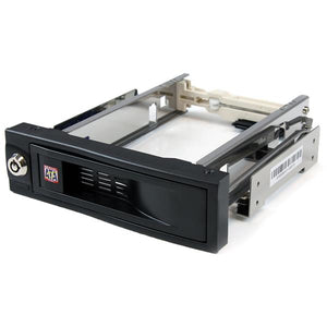 Rack Móvil Aluminio para Disco Duro HDD SATA de 3,5" Pulgadas sin Bandeja Bahía de 5,25"
