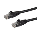 Cable de Red Ethernet Snagless Sin Enganches Cat 6 Cat6 Gigabit 1m - Negro