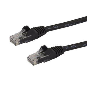 Cable de Red Ethernet Snagless Sin Enganches Cat 6 Cat6 Gigabit 1m - Negro
