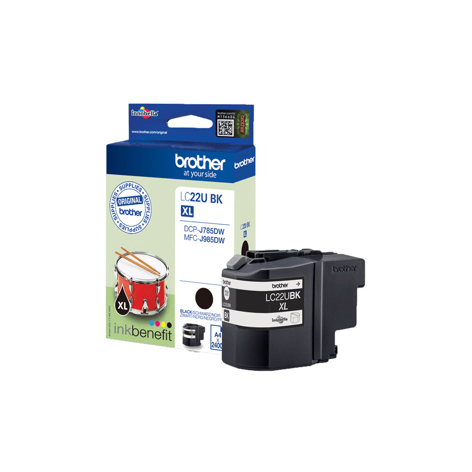 LC22UBK cartucho de tinta 1 pieza(s) Original Alto rendimiento (XL) Negro