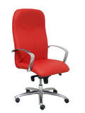 Sillón Caudete piel rojo ferrari