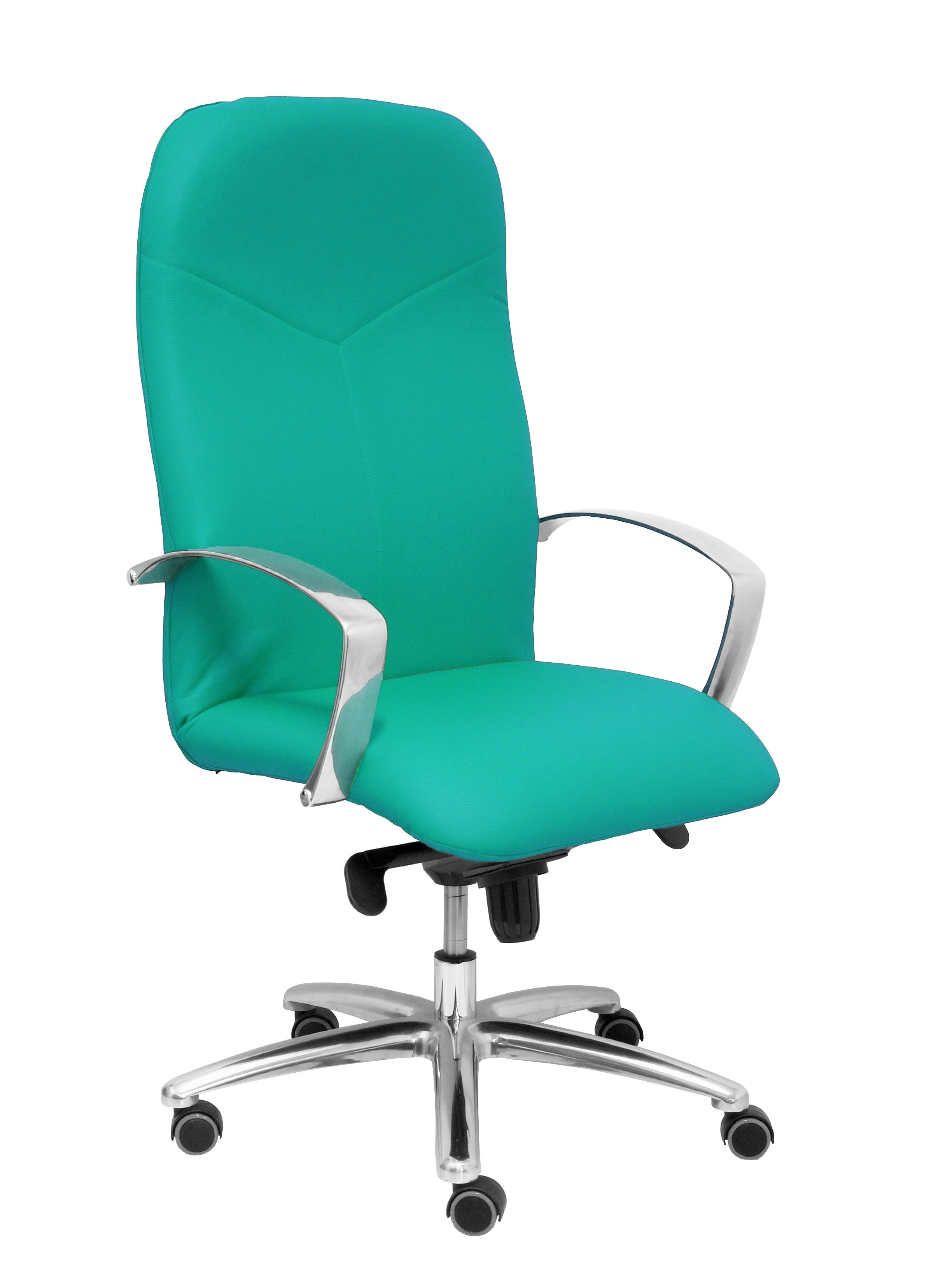 Sillón Caudete similpiel turquesa