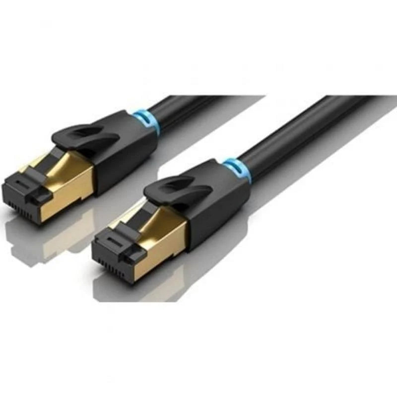 CABLE DE RED LATIGUILLO RJ45 CAT.8 SFTP 20 M NEGRO VENTION