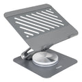 Soporte Elevador con rotación 360° y ajustable, para dispositivos de hasta 13, Color Gris Oscuro