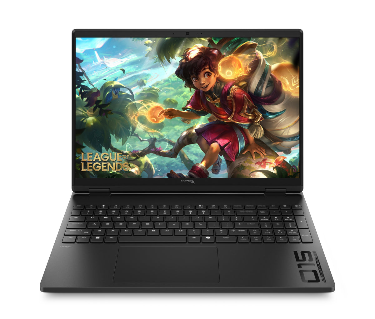 HyperX OMEN 15 inch Gaming Laptop PC 15-gb0016ns AMD Ryzen 7 260 38,9 cm (15.3") 2K 24 GB DDR5-SDRAM NVIDIA GeForce RTX 5060 Wi-Fi 6 (802.11ax) FreeDOS AI PC Negro