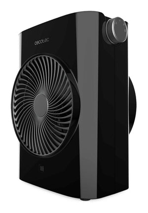 08254 calefactor eléctrico Interior Negro 2000 W Ventilador eléctrico