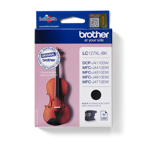 LC127XLBK cartucho de tinta 1 pieza(s) Original Extra (Súper) alto rendimiento Negro