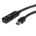 Cable Extensor Alargador USB 3.0 SuperSpeed Activo de 5m - USB A Macho a Hembra - Negro