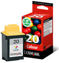 20 / 15M0120E Color Print Cartridge cartucho de tinta Original Cian, Magenta, Amarillo