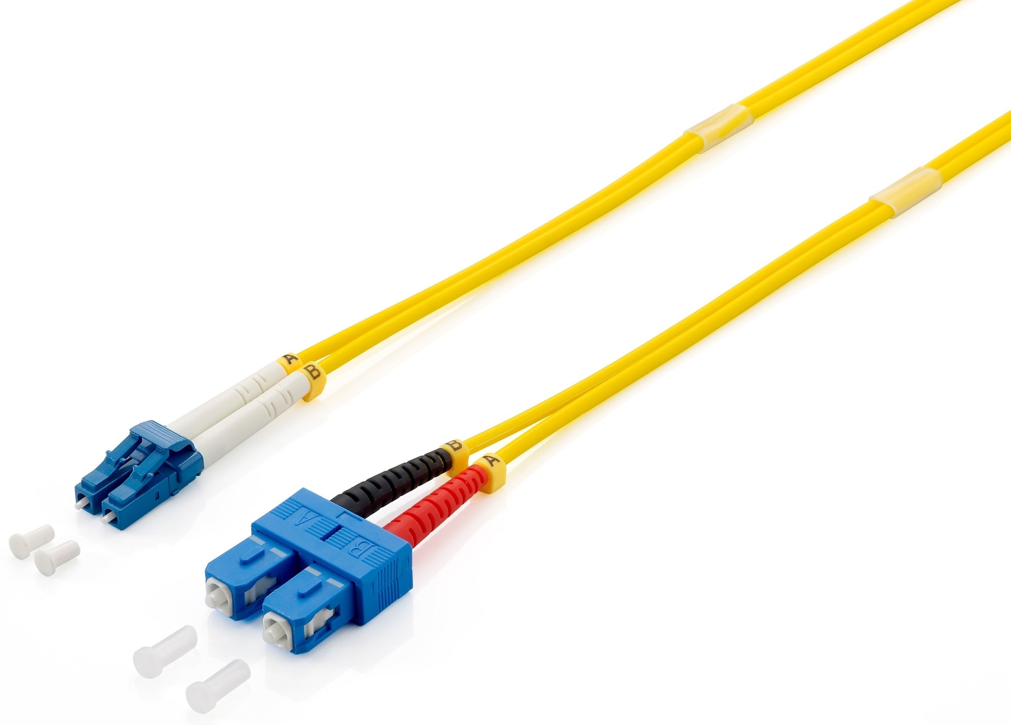 254331 Cable de fibra óptica e InfiniBand 1 m LC SC Amarillo