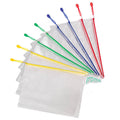 PACK DE 8 BOLSAS ZIPPER MULTIUSOS PVC - CON CIERRE CREMALLERA A4 SURTIDO TARIFOLD 509009 - Color no elegible