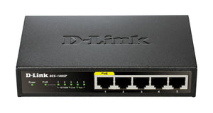 DES-1005P No administrado L2 Fast Ethernet (10/100) Energía sobre Ethernet (PoE) Negro