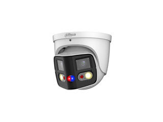 (DH-IPC-PDW3849P-A180-E2-AS-PV-0280B) DAHUA CÁMARA IP DOMO PANORÁMICA TIOC DUO WDR WIZSENSE 2X4MP LED IR & LUZ CÁLIDA IP67 ALARMA SONIDO / LUZ AZUL&ROJA 2.8MM POE