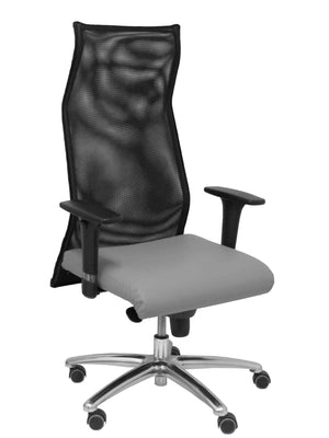 Sillon Sahuco similpiel gris