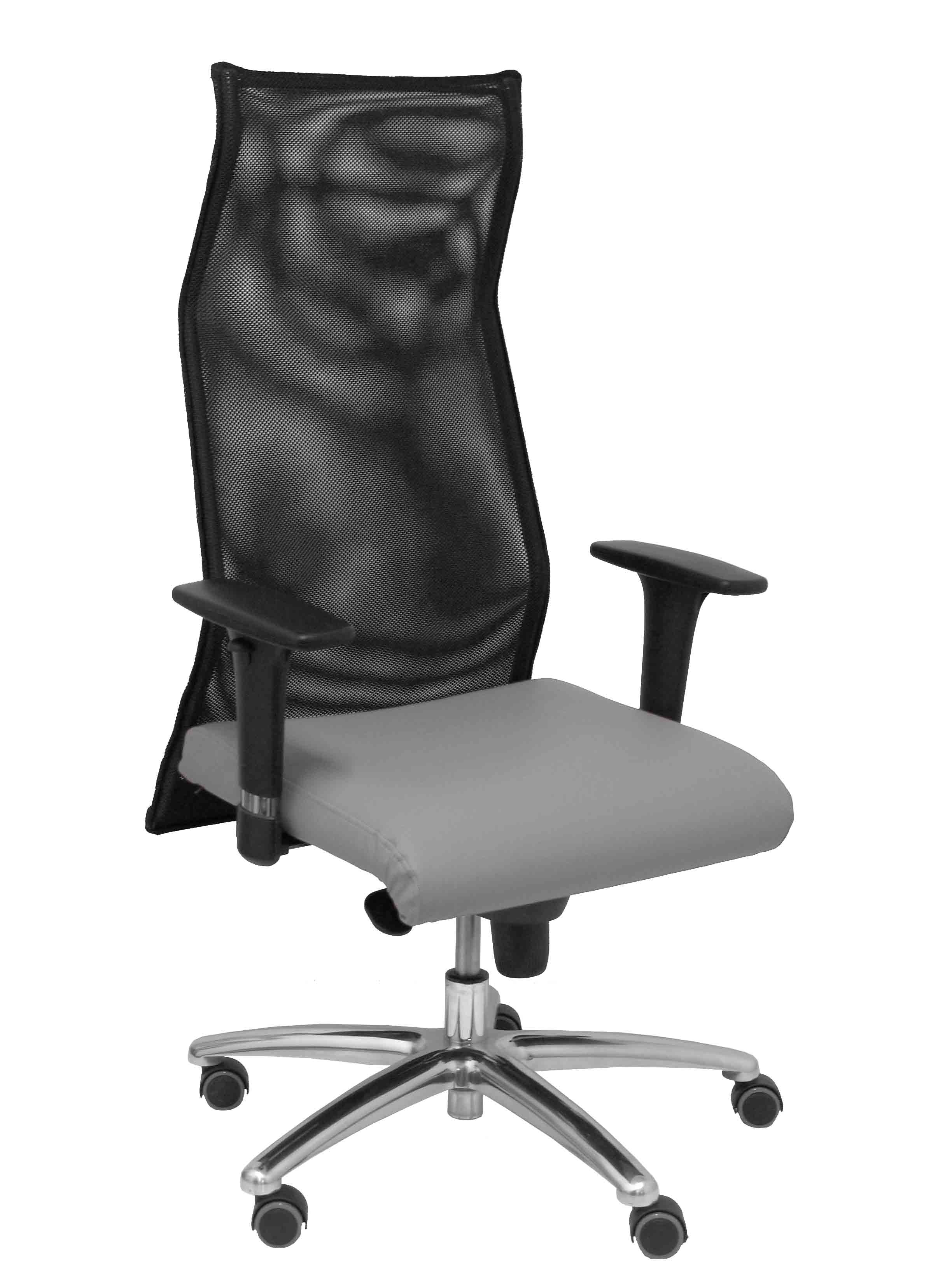 Sillon Sahuco similpiel gris