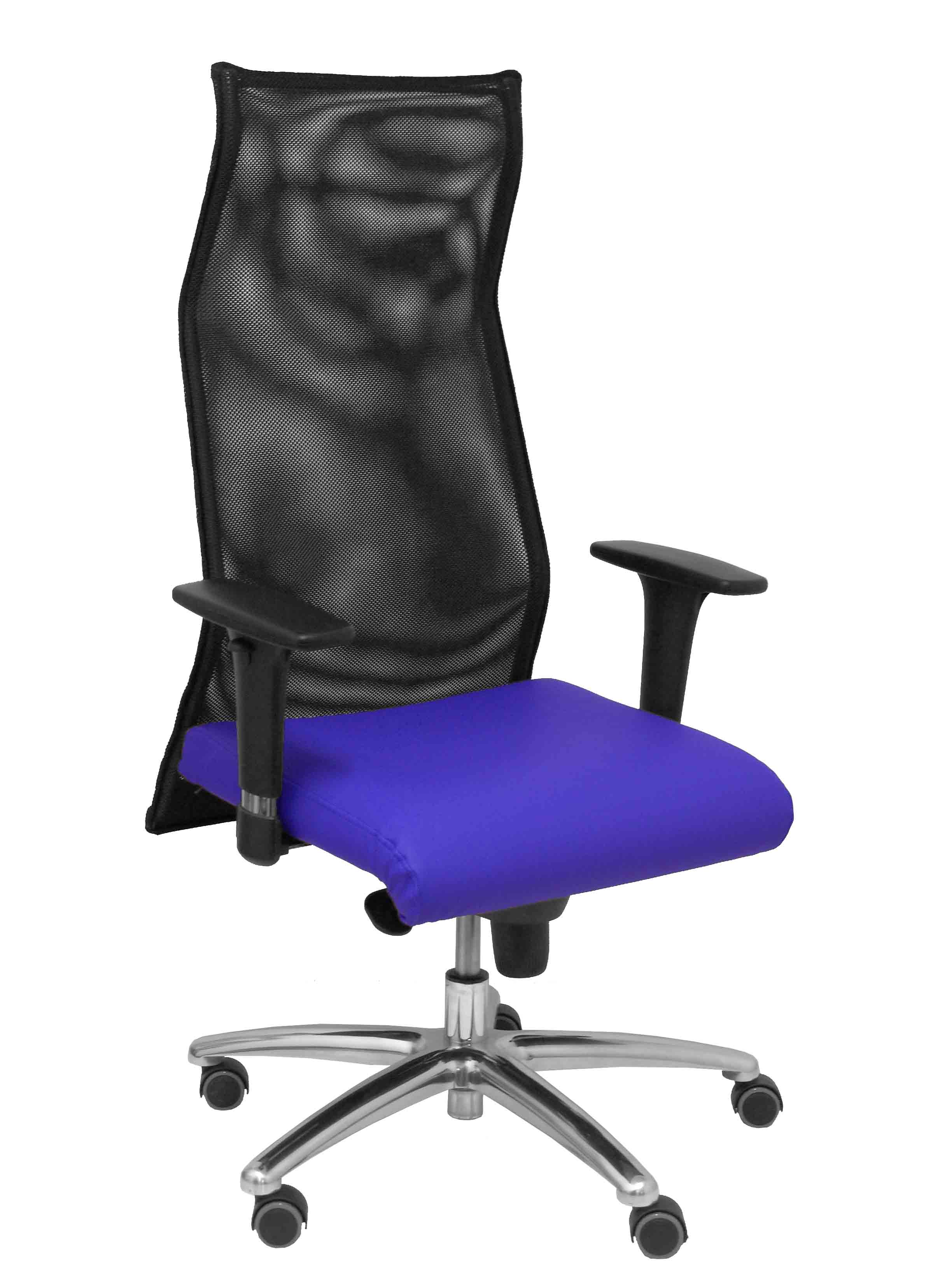 Sillon Sahuco similpiel azul