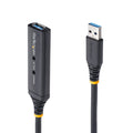 Cable Extensor Alargador USB 3.0 (5Gbps) SuperSpeed Activo de 5m - USB A Macho a Hembra - Negro
