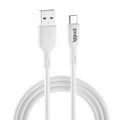 cable USB-A/USB-C 100 cm blanco