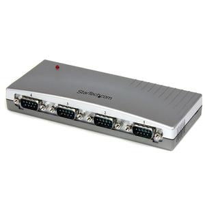Hub Concentrador USB a 4 Puertos Serie RS232 - Ladrón Serie DB9 - Adaptador USB a Serie