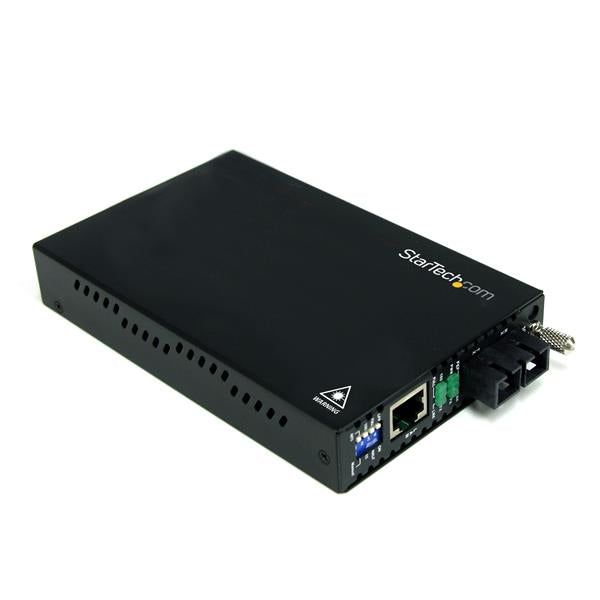 Conversor de Medios Ethernet 10/100 Mbps a Fibra Multi Modo Conector SC -2km
